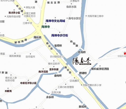 阳春巷国际商务休闲街地图